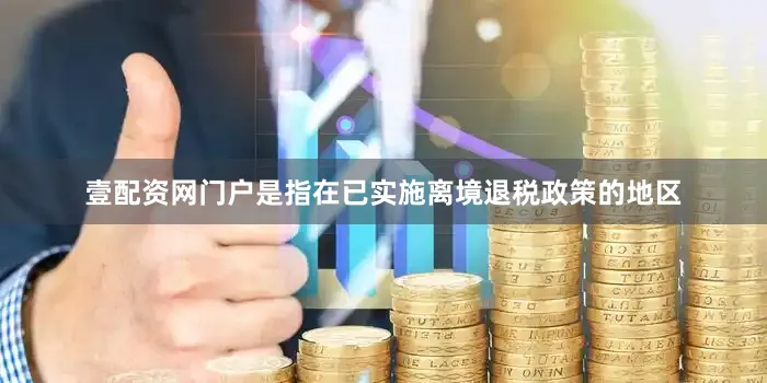 壹配资网门户是指在已实施离境退税政策的地区