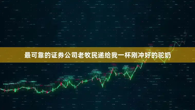 最可靠的证券公司老牧民递给我一杯刚冲好的驼奶